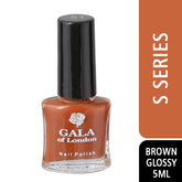 Gala of London S Series Nail Polish - Brown Glossy S1